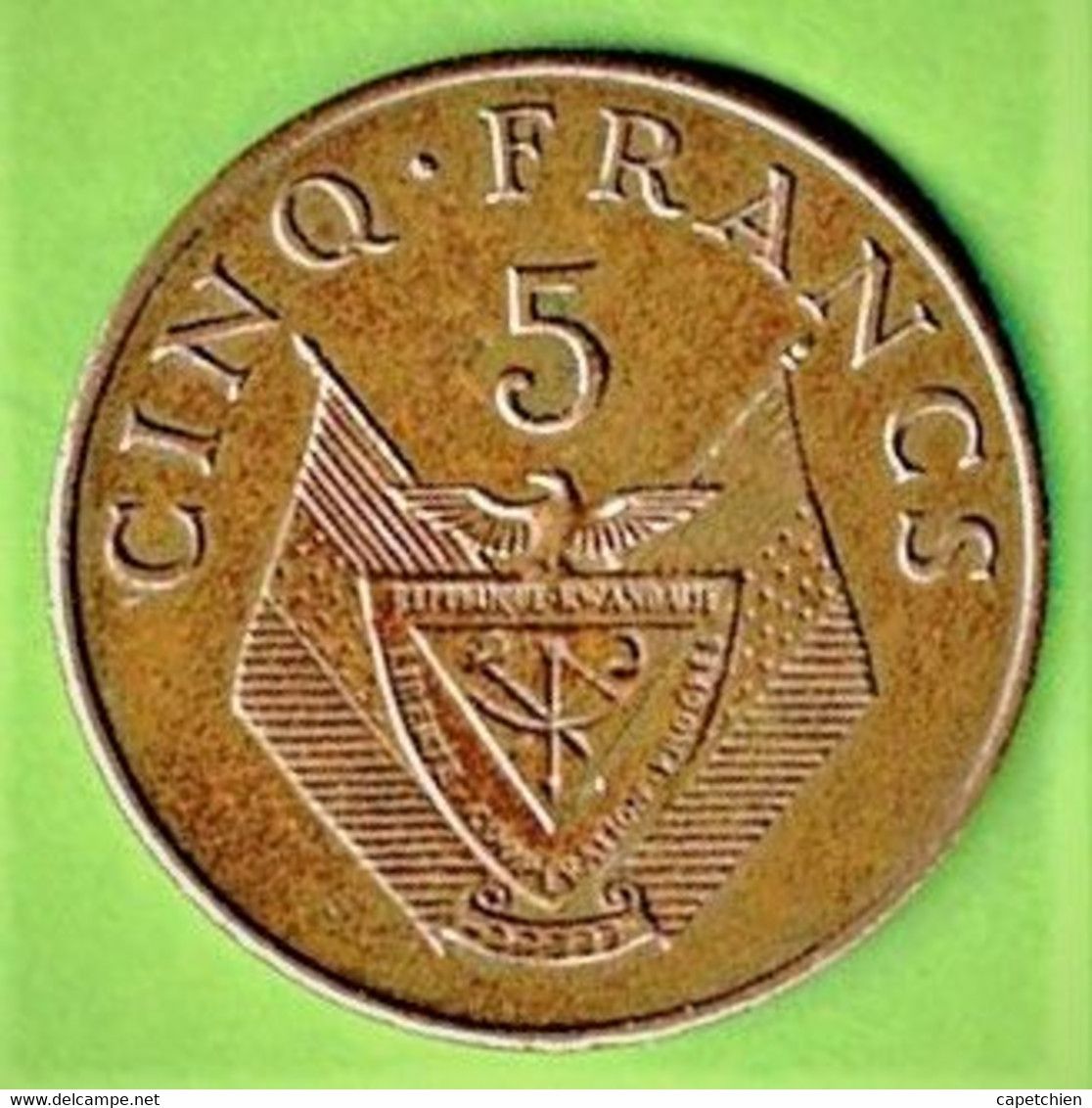 RWANDA / 5 FRANCS / - Rwanda