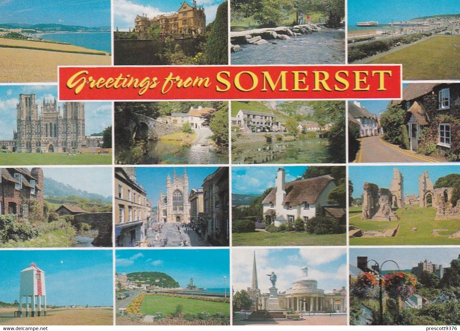 Greetings From Somerset  Multiview - Unused Postcard - Somerset - - Minehead