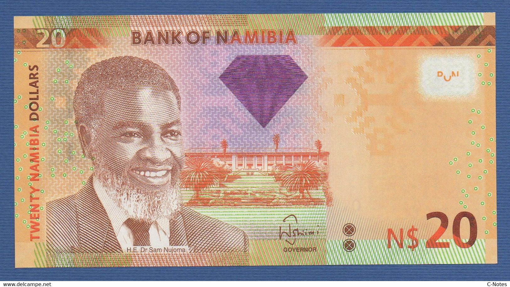 NAMIBIA - P.12a – 20 Namibia Dollars 2011 UNC Serie H 27159926 - Namibia