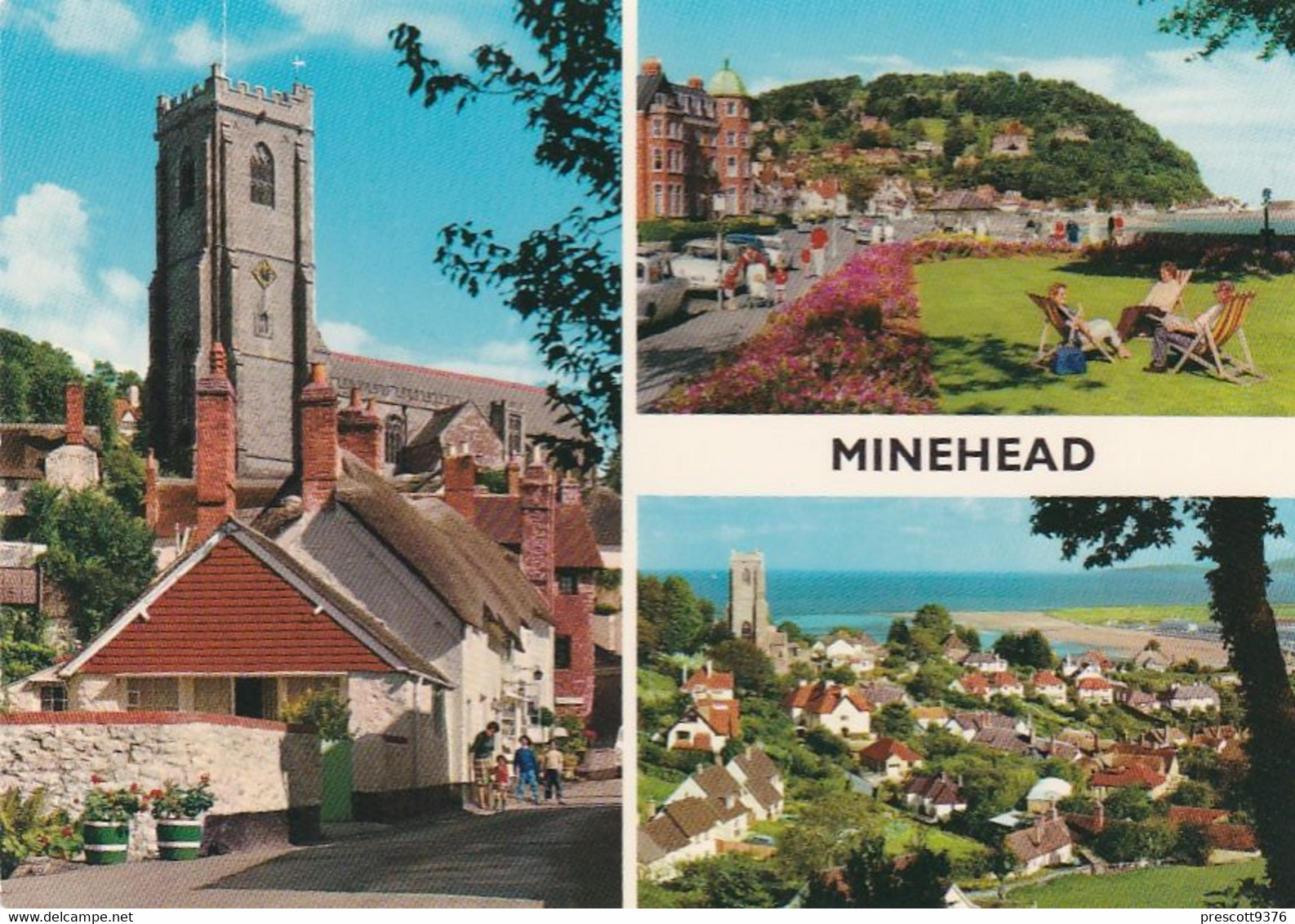 Minehead  Multiview - Unused Postcard - Somerset - John Hinde - Minehead