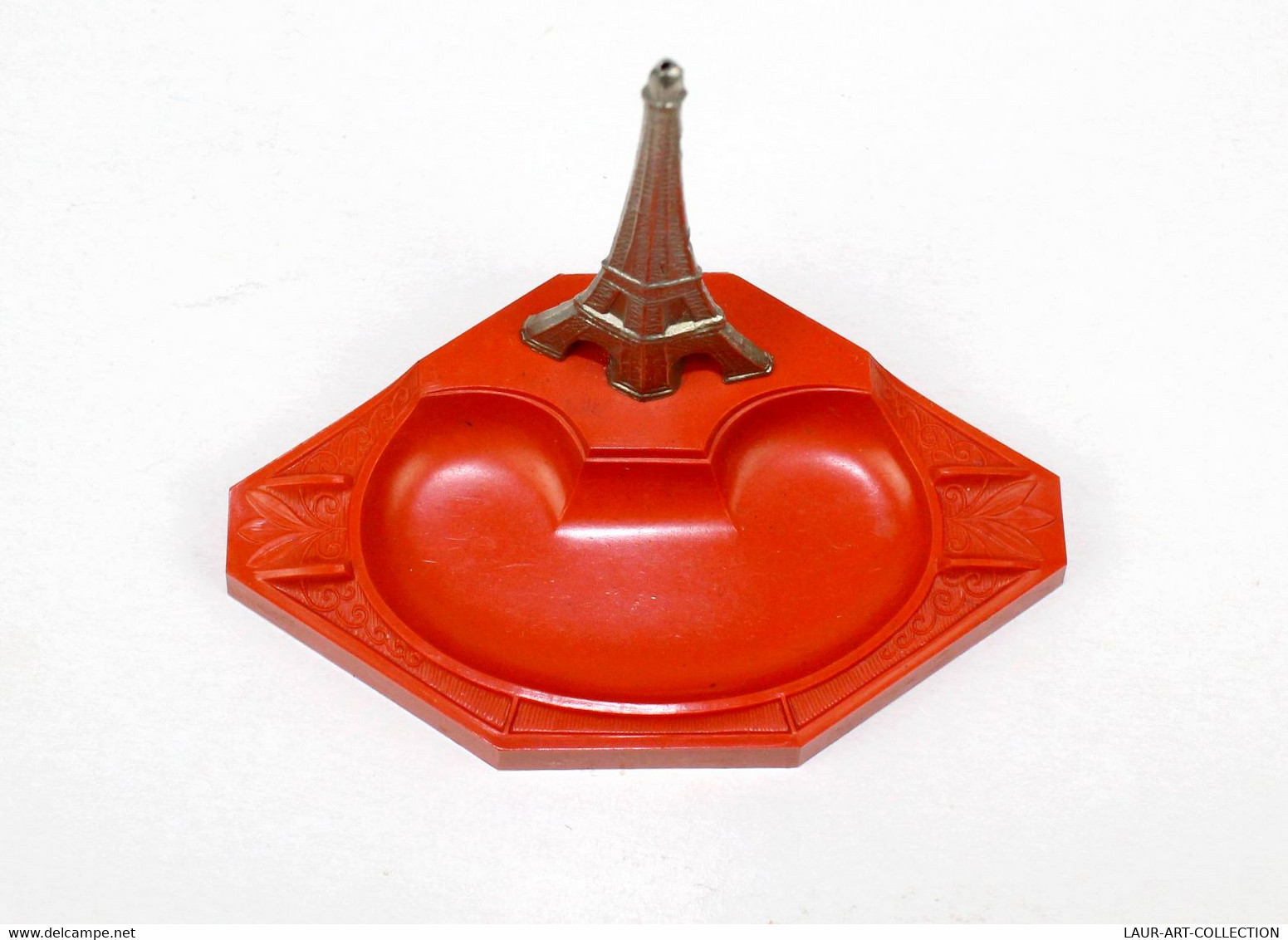 CENDRIER ORFEAR BAKELITE & REGULE - LA TOUR EIFFEL PARIS ART DECO MADE IN FRANCE        (0507.17)