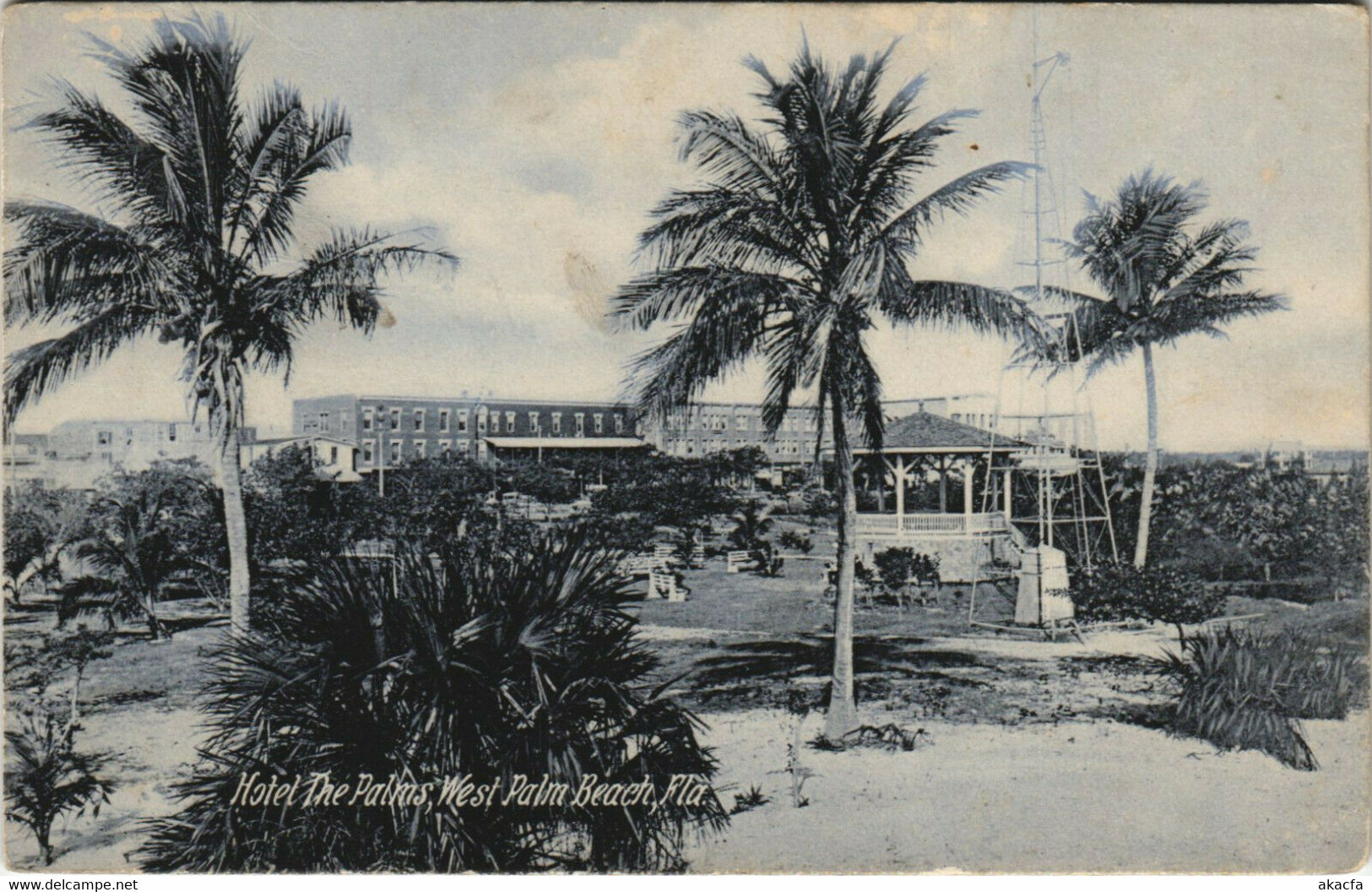 PC US, FL, WEST PALM BEACH, HOTEL THE PALMS, Vintage Postcard (b32098) - Palm Beach