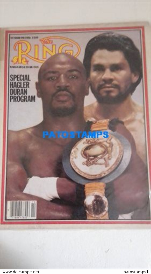 174776 SPORTS REVISTA MAGAZINE THE RING SPECIAL HAGLER - DURAN PROGRAM YEAR 1983 NO POSTCARD - Other & Unclassified