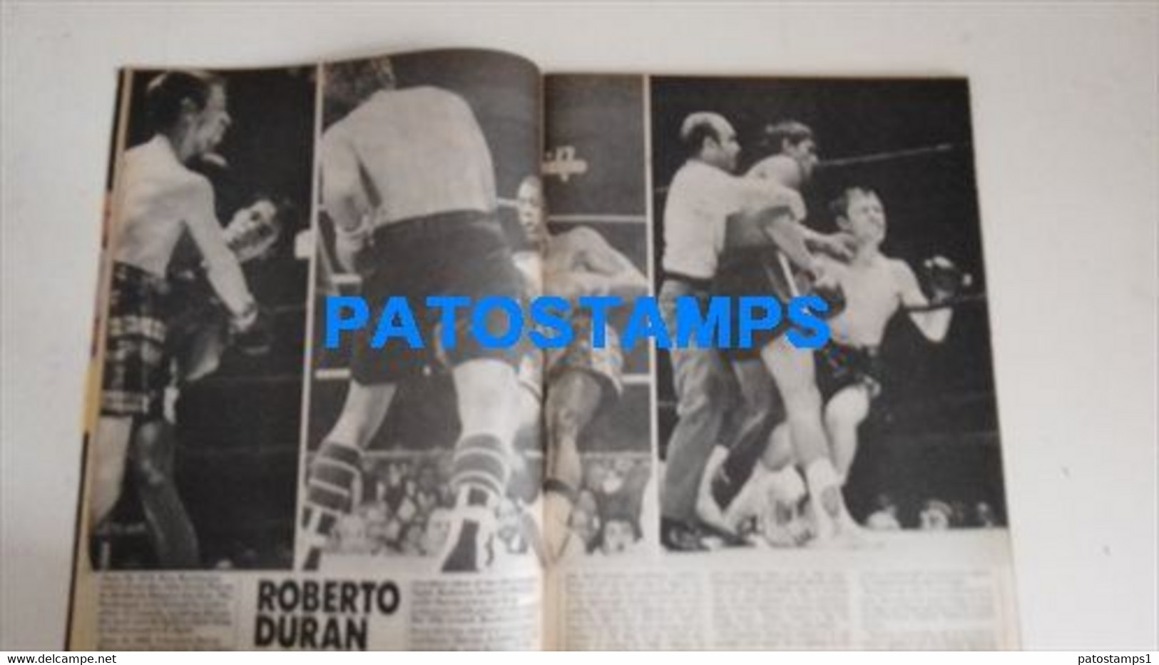 174776 SPORTS REVISTA MAGAZINE THE RING SPECIAL HAGLER - DURAN PROGRAM YEAR 1983 NO POSTCARD - Otros & Sin Clasificación