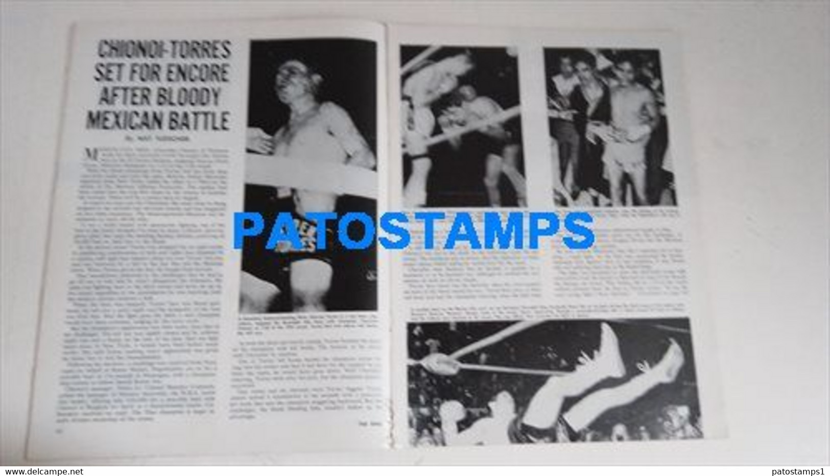 174777 SPORTS REVISTA MAGAZINE THE RING CASSIUS CLAY - SPENCER DETAILS YEAR 1968 NO POSTCARD - Andere & Zonder Classificatie