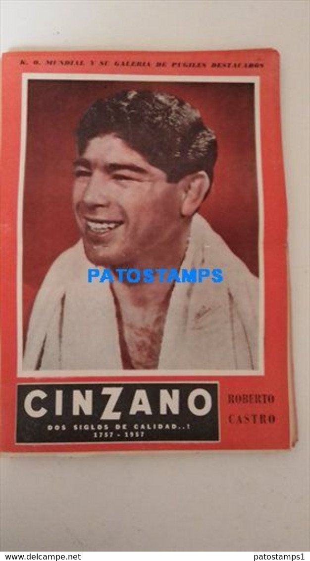 174786 SPORTS BOX BOXEO K.O WORLDWIDE AND OUTSTANDING FIGHTERS ROBERTO CASTRO SHEET 28 X 39 CM NO POSTCARD - Sonstige & Ohne Zuordnung