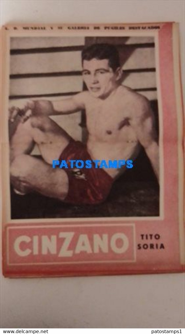 174796 SPORTS BOX BOXEO K.O WORLDWIDE AND OUTSTANDING FIGHTERS TITO SORIA SHEET 28 X 41 CM NO POSTCARD - Autres & Non Classés