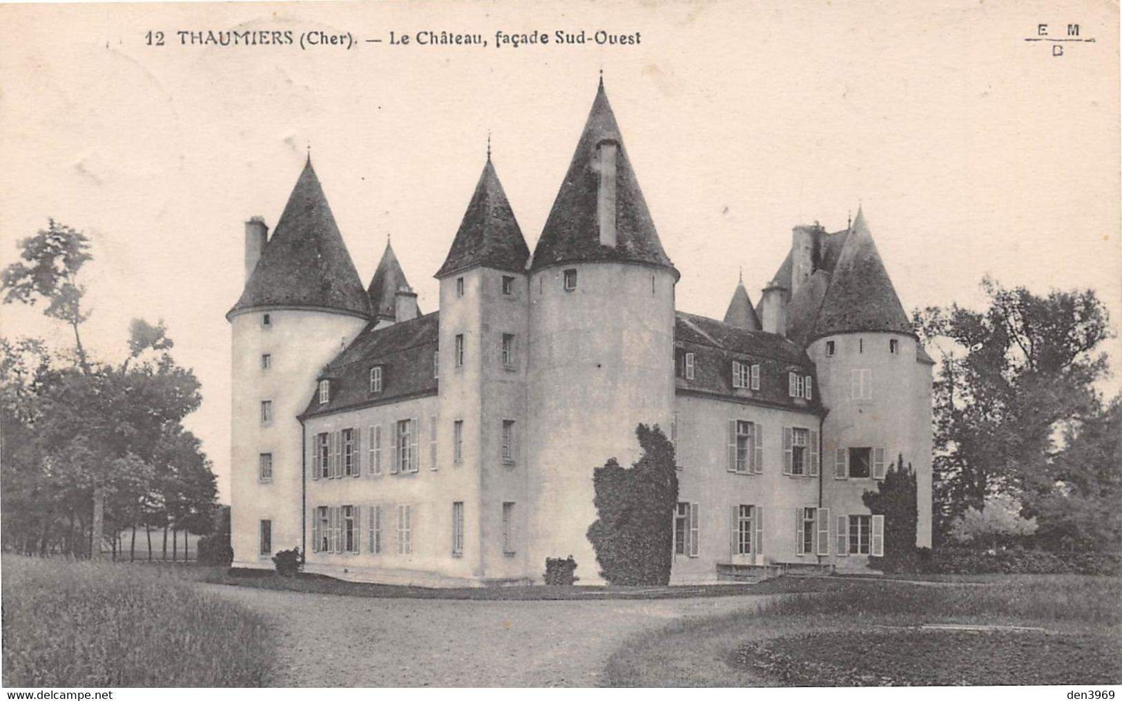 THAUMIERS - Le Château, Façade Sud-Ouest - Thaumiers