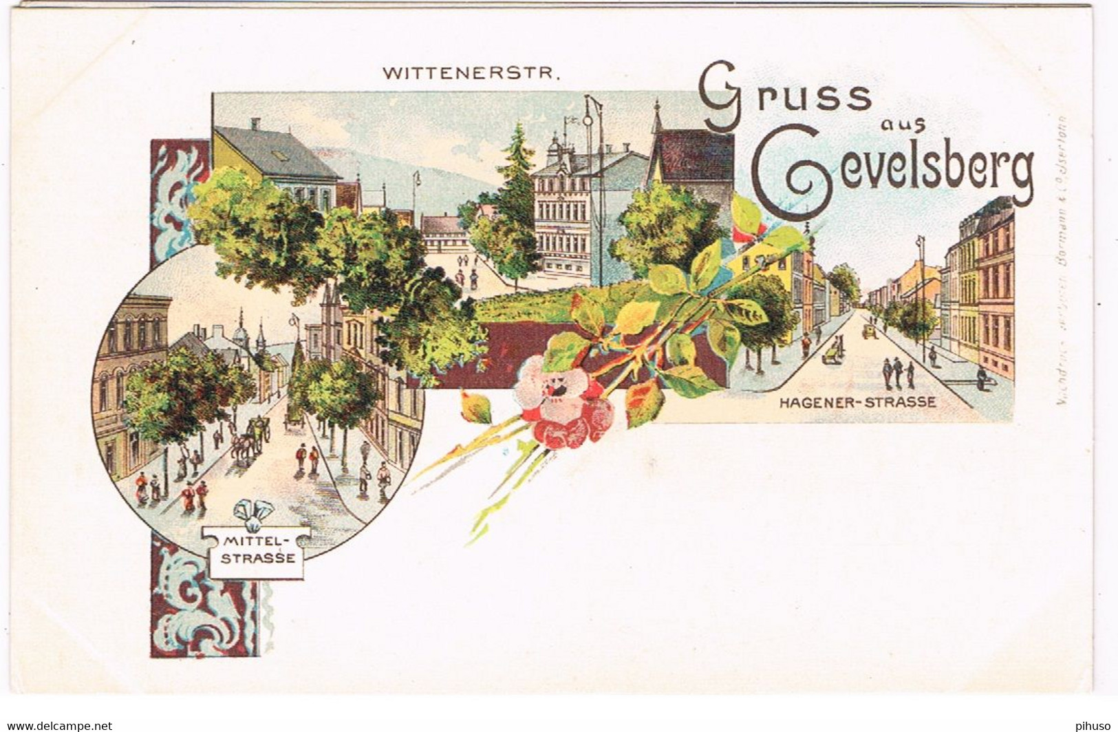 D-13189  GEVELSBERG : Gruss Aus - Gevelsberg