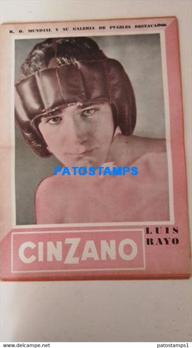 174831 SPORTS BOX BOXEO K.O WORLDWIDE AND OUTSTANDING FIGHTERS LUIS RAYO SHEET 28 X 41 CM NO POSTCARD - Andere & Zonder Classificatie