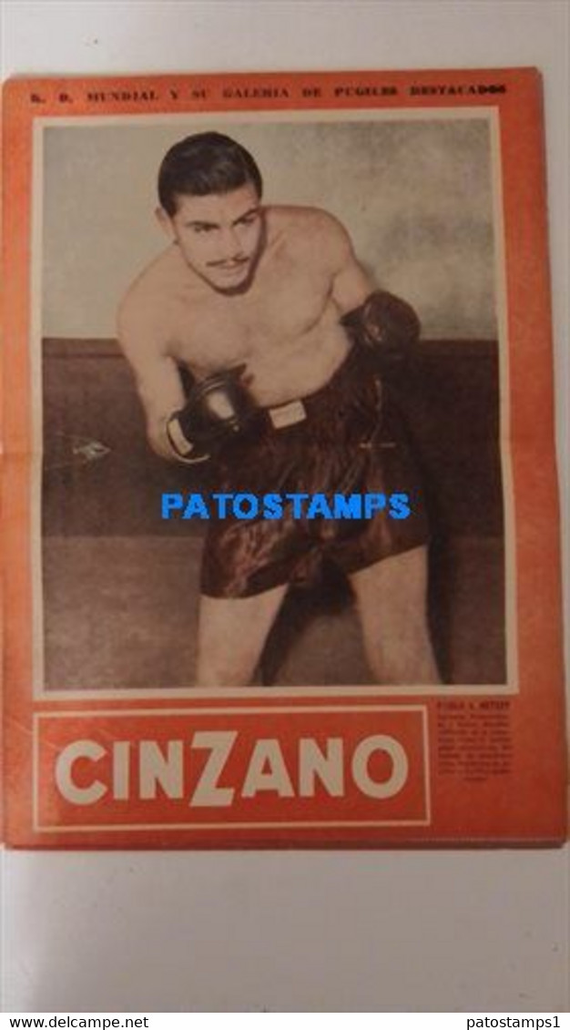 174833 SPORTS BOX BOXEO K.O WORLDWIDE AND OUTSTANDING FIGHTERS PABLO A. MITEFF SHEET 28 X 39 CM NO POSTCARD - Autres & Non Classés