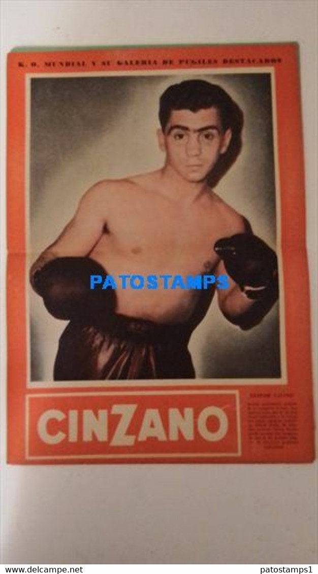 174840 SPORTS BOX BOXEO K.O WORLDWIDE AND OUTSTANDING FIGHTERS NESTOR SAVINO SHEET 28 X 39 CM NO POSTCARD - Autres & Non Classés