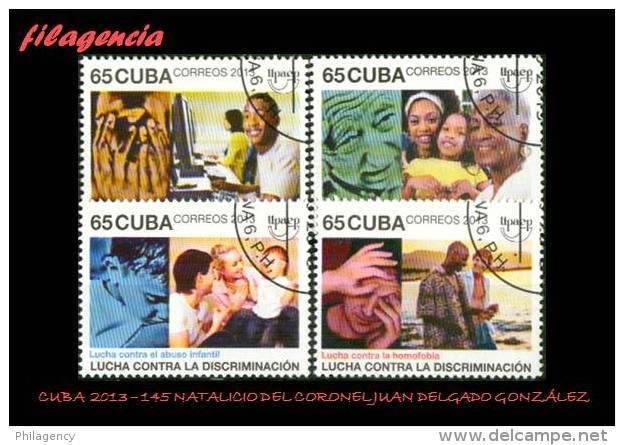 USADOS. CUBA. 2013-43 EMISIÓN AMÉRICA UPAEP. LUCHA CONTRA LA DISCRIMINACIÓN - Oblitérés