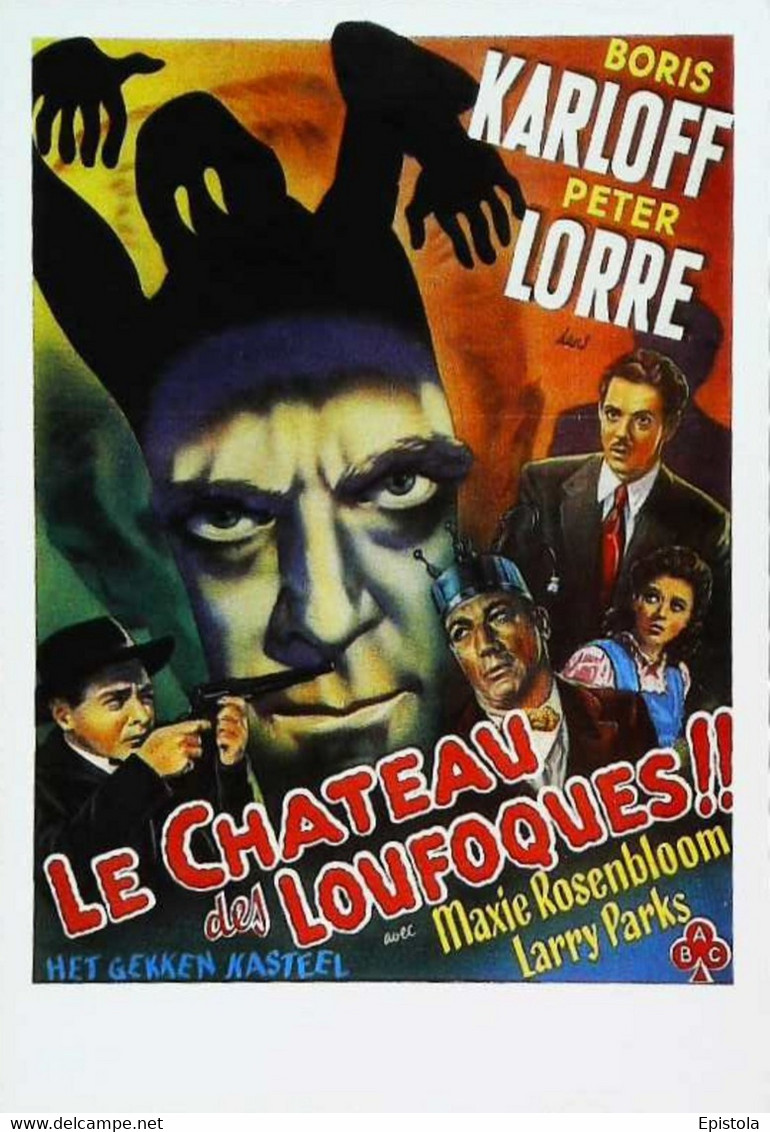 ► CPSM  Carte Affiche De Cinéma  Le Chateau Des Loufoques - Affiches Sur Carte