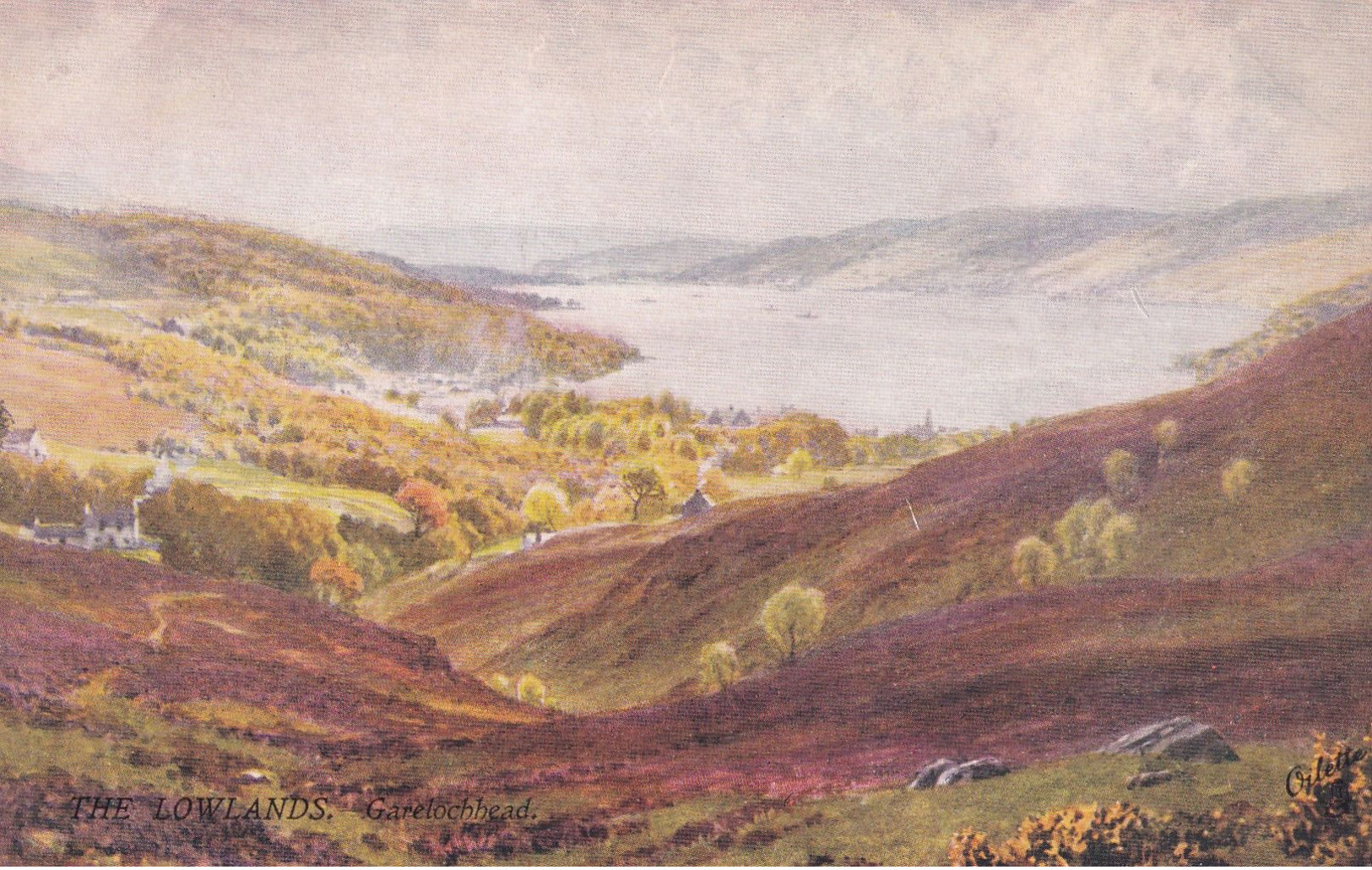 GARELOCHHEAD, Argyllshire, Scotland, 1900-1910s; "Bonnie Scotland", The Village, TUCK No. 7351 - Argyllshire