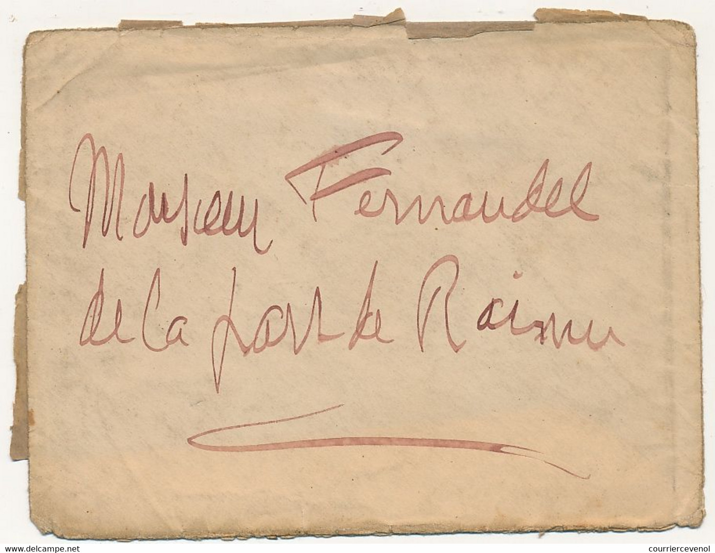 Lettre Autographe De RAIMU, En-tête "Ker-Mocotte" Bandol (Var) Adressée à Fernandel - 30 Aout (1940) - Andere & Zonder Classificatie