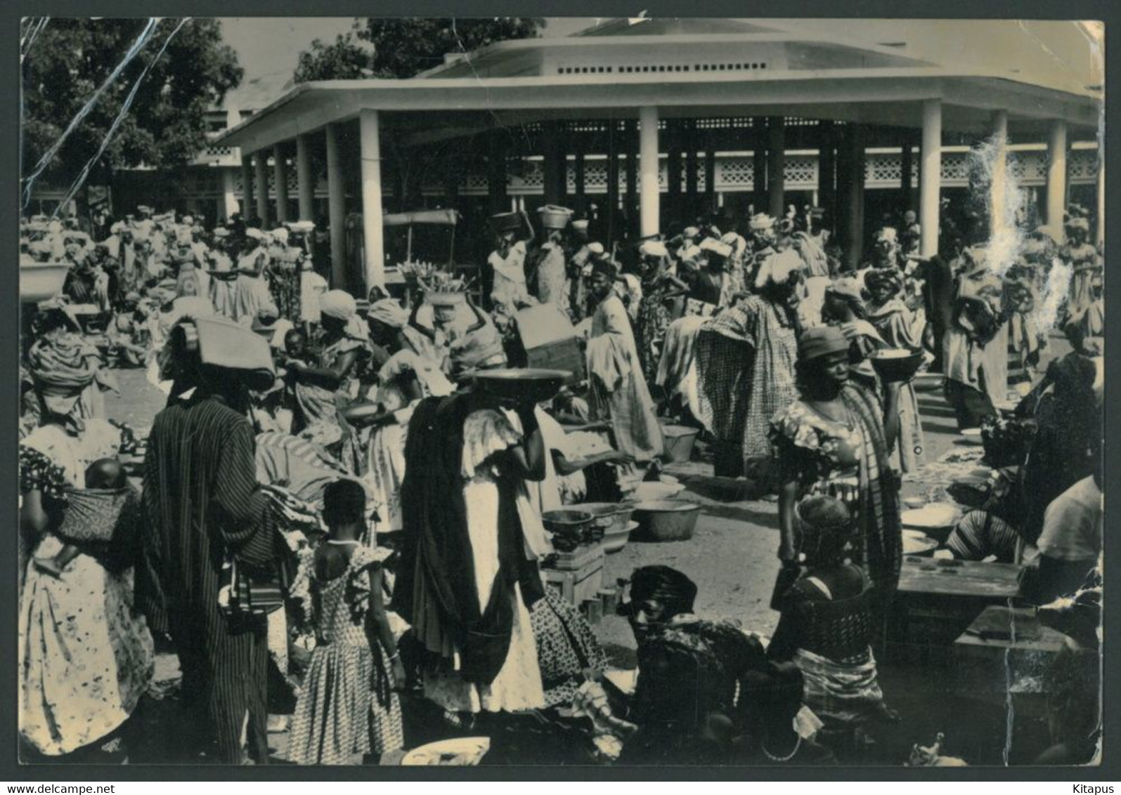 Ville De Kankan Vintage Postcard Guinea - Guinée