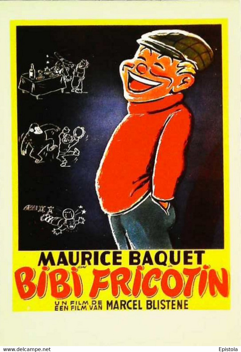 ► CPSM  Carte Affiche De Cinéma  Bibi Fricotin - Affiches Sur Carte