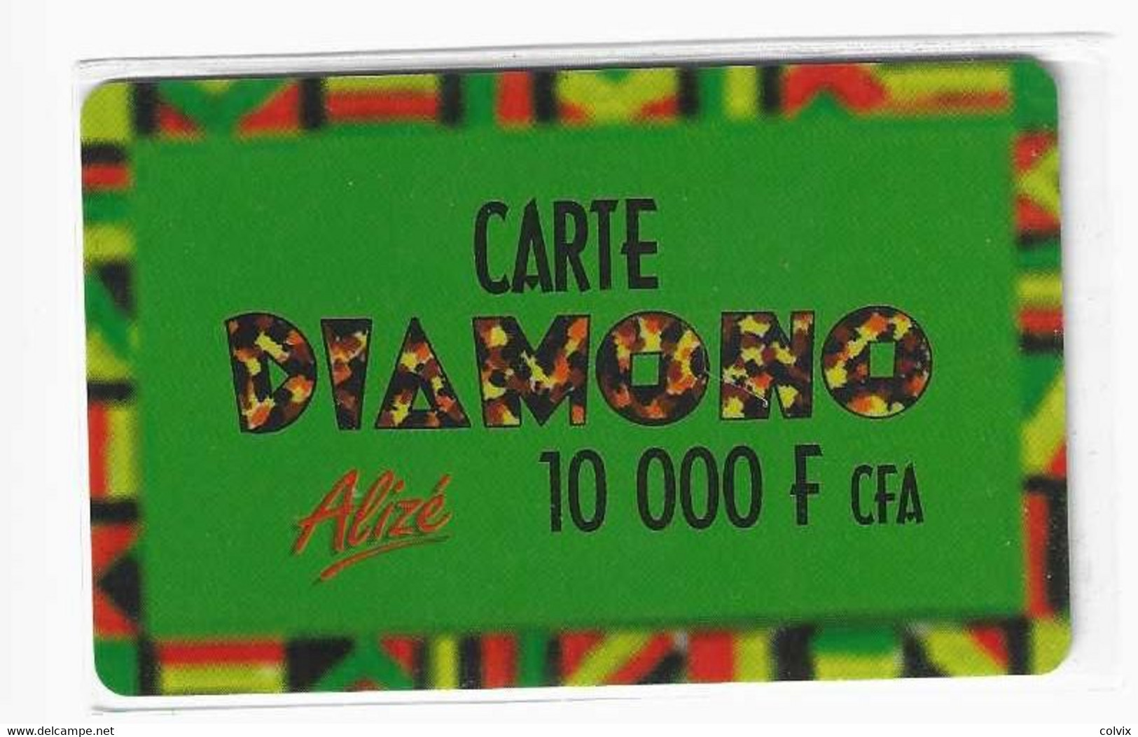 SENEGAL CARTE DIAMONO ALIZE 10 000 FCFA - Senegal