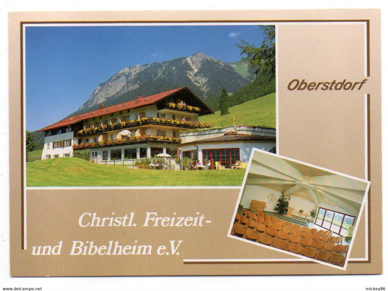 Allemagne-- OBERSTDORF  --2002 -- Christl.Freizeit- Und Bibelheim E.V  .........timbre.....cachet............. à Saisir - Oberstdorf