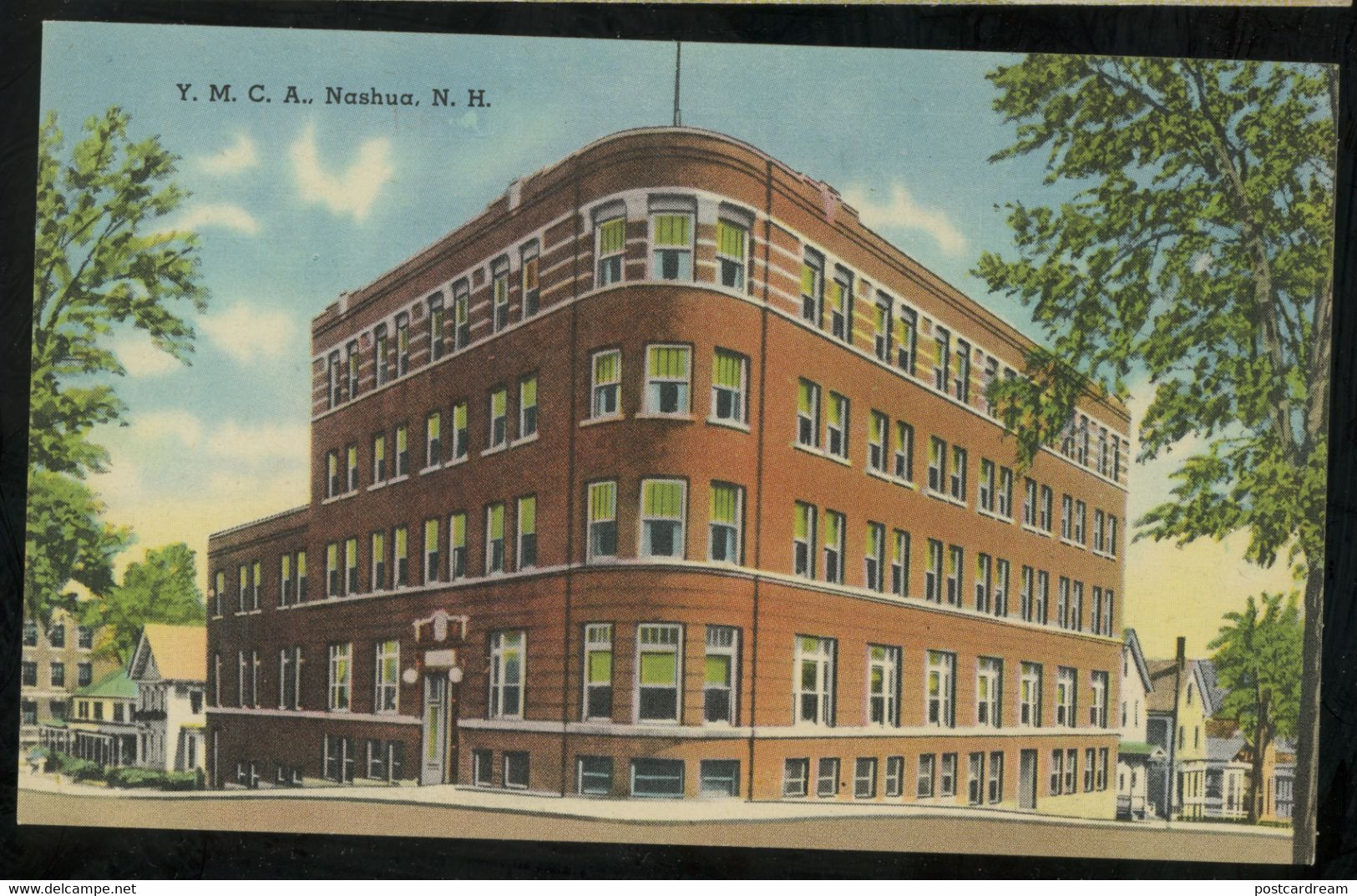 Nashua NH YMCA Vintage Postcard - Nashua