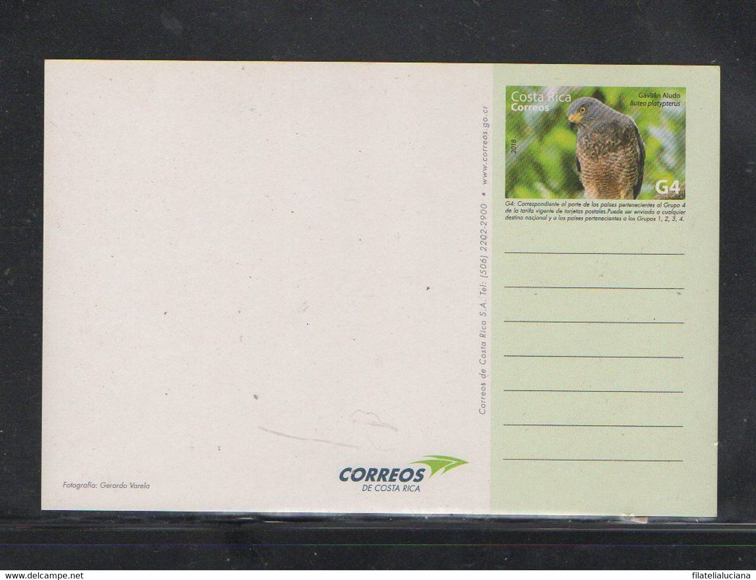 Costa Rica 2018 Postcard National Parks Carara Birds - Eagles & Birds Of Prey