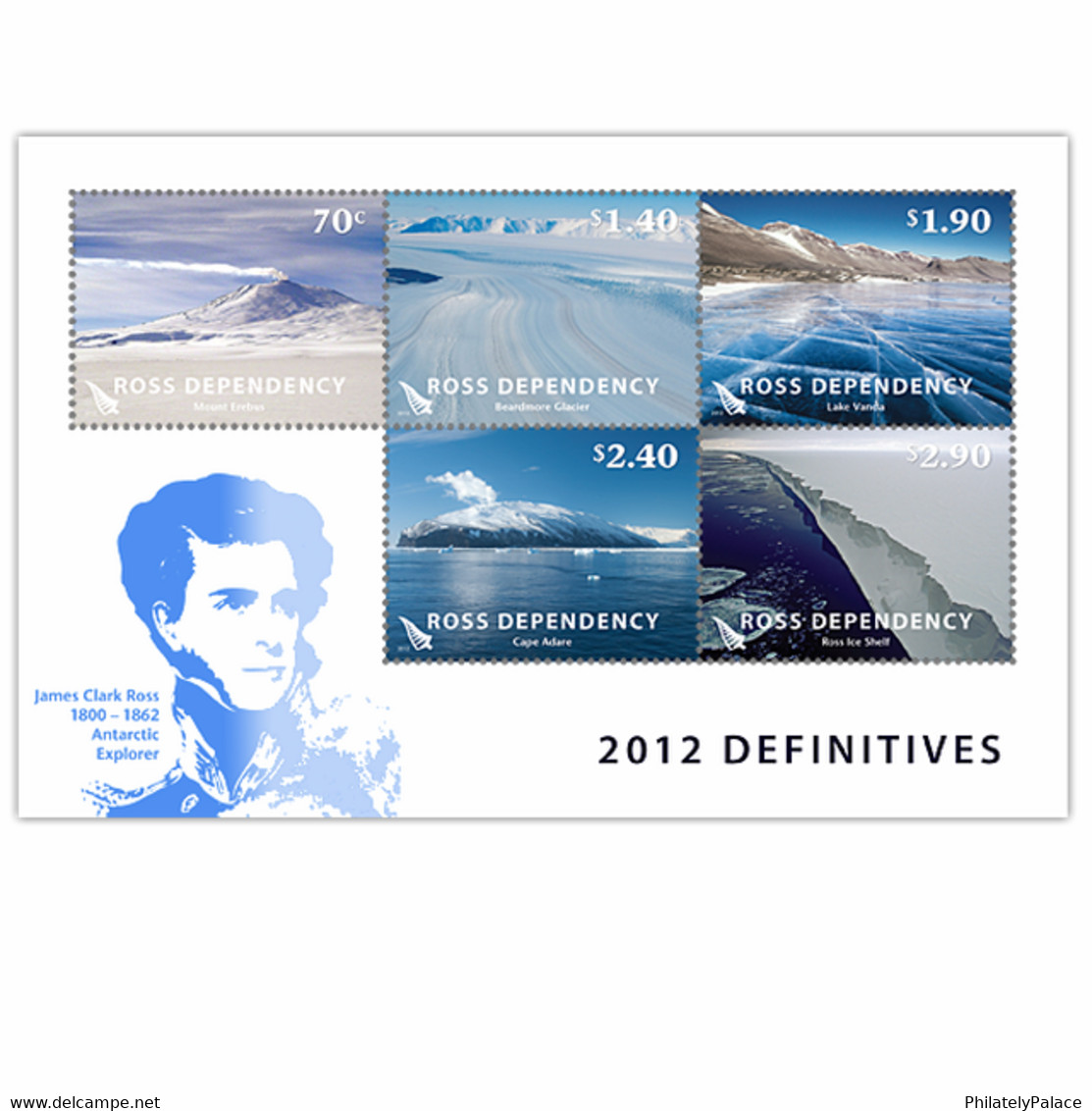 2012  NEW ZEALAND *** Ross Dependency Definitives Used Miniature Sheet Mint Miniature Sheet MNH  (**) - Ungebraucht