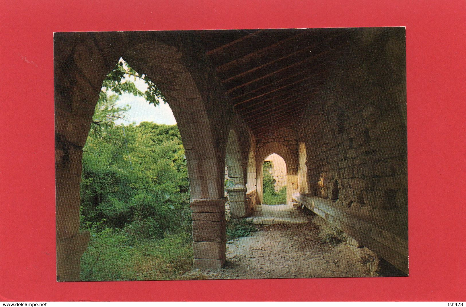 84----OPPEDE LE VIEUX---la Galerie Du Chapitre De L'ancienne Cité Romaine--voir 2 Scans - Oppede Le Vieux