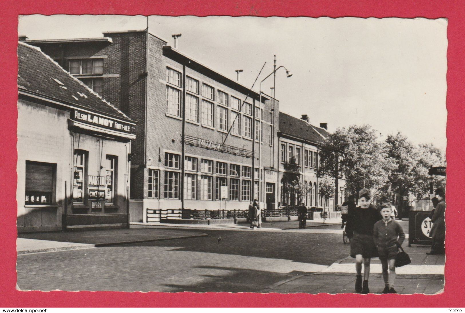 Hemiksem - Muziekschool ... Café / Bieren Pilsor Lamot - 1969 ( Verso Zien ) - Hemiksem