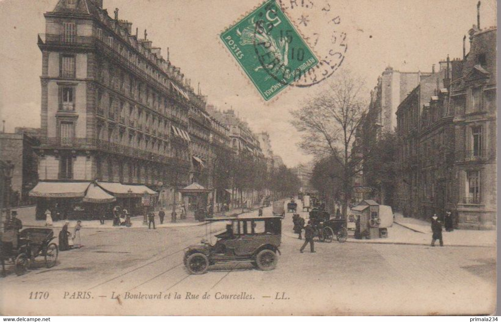 PARIS VIII - BD ET RUE DE COURCELLES - Arrondissement: 08
