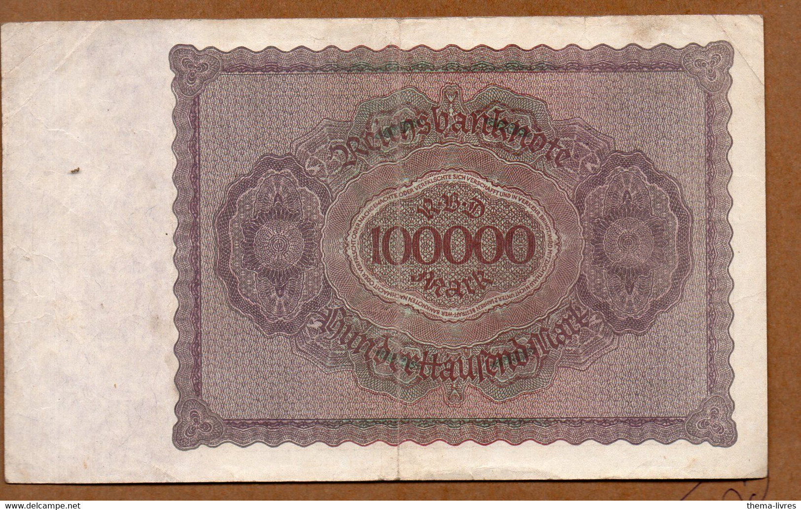 (Allemagne ) Billet De 100.000 Marks 1923  (M2889) - 100.000 Mark