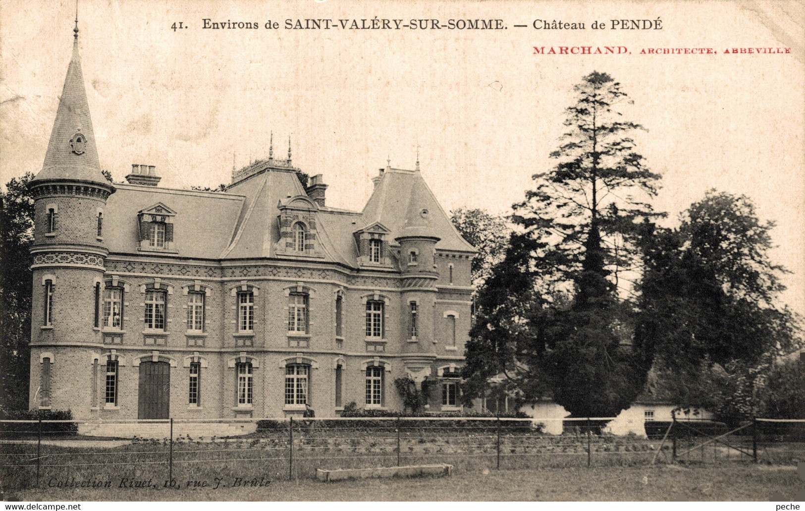 N°88344 -cpa Château De Pendé -env Saint Valéry Sur Somme- - Saint Valery Sur Somme