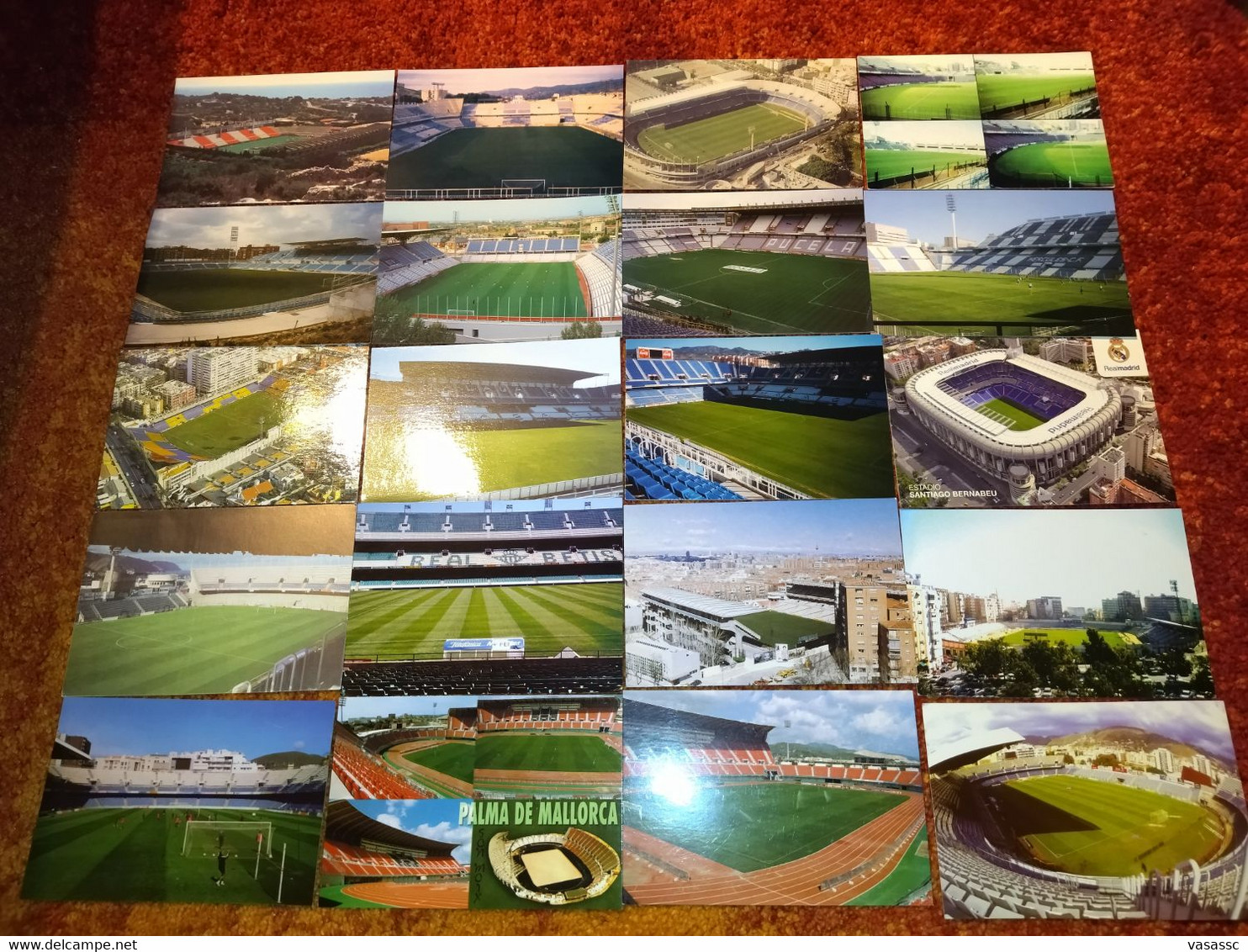 61 Pieces Spain,espagnol Stadium Postcards,cartes De Stade,cartoline Stadio,postal Estadio - Calcio