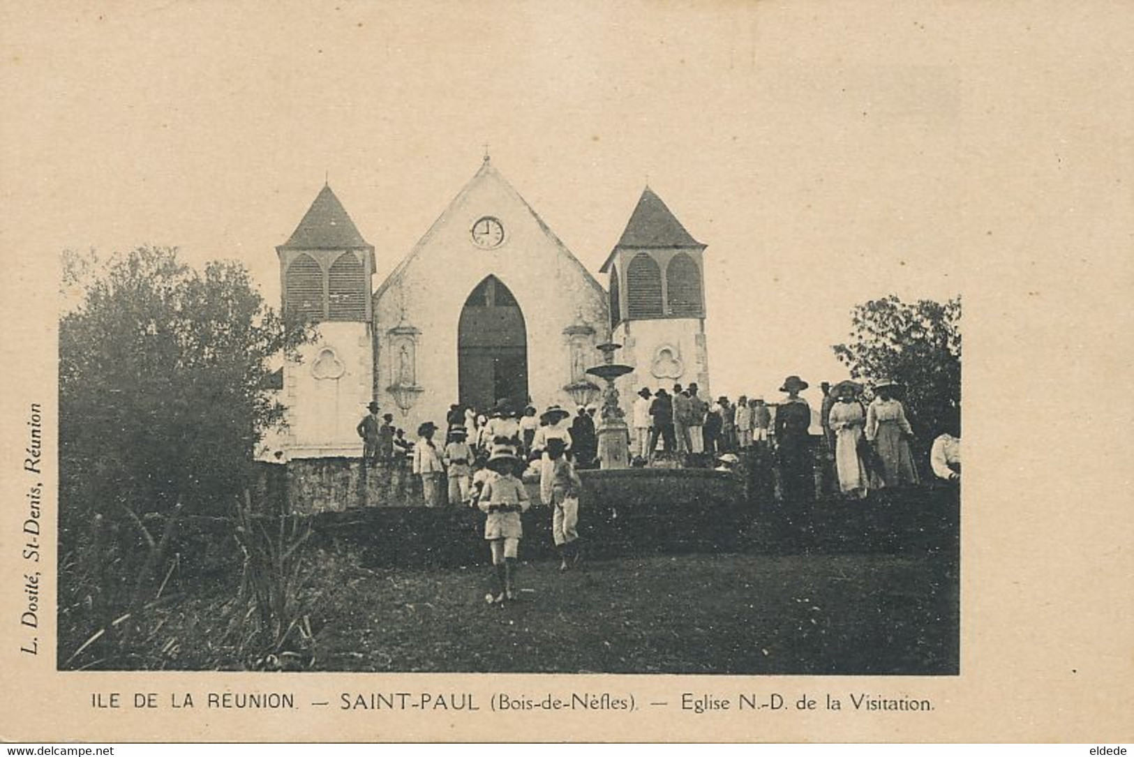 La Réunion Saint Paul  Bois De Nèfles  Eglise Notre Dame De La Visitation  Office Messe  Dosité St Denis - Saint Paul