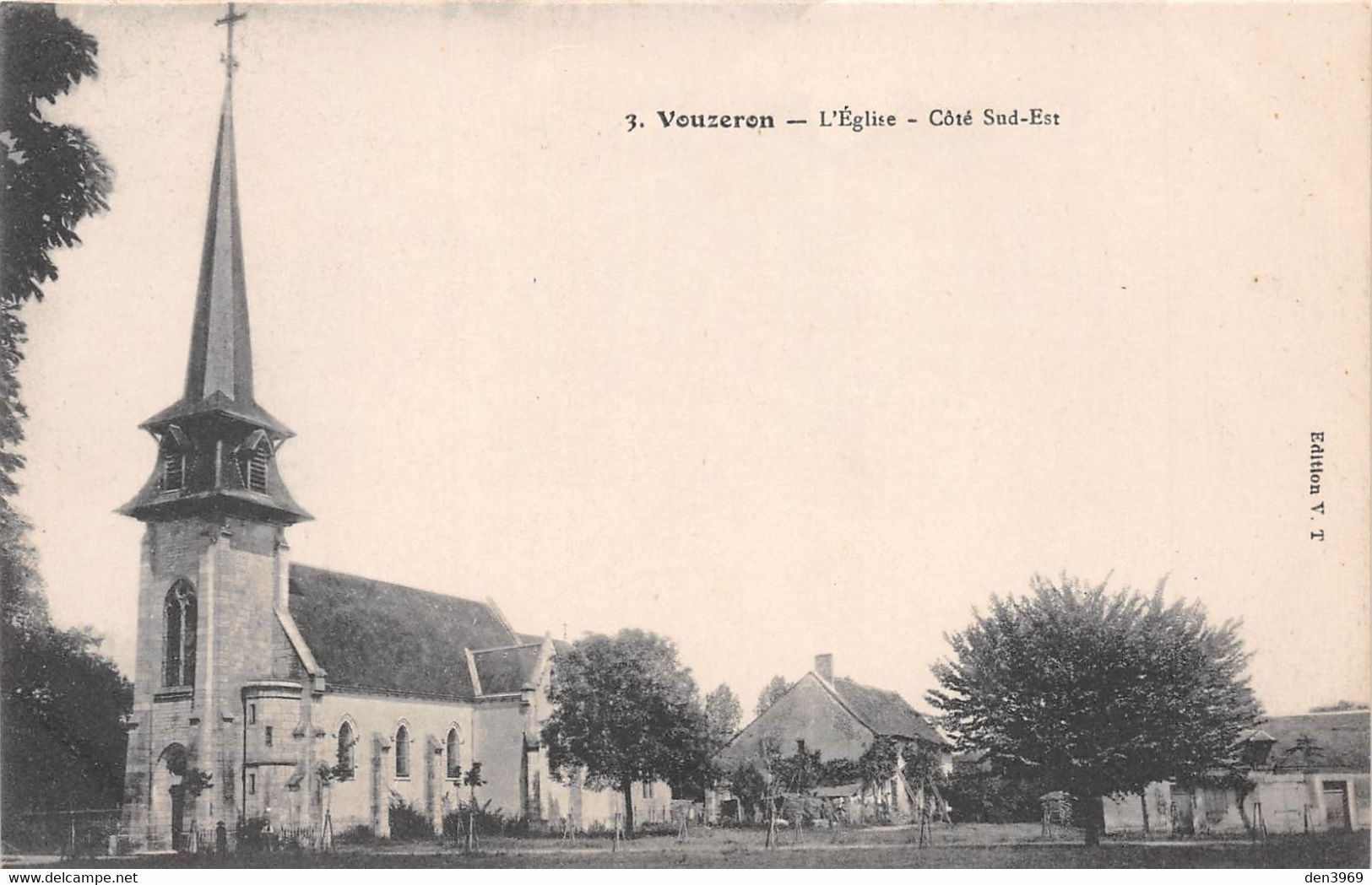 VOUZERON - L'Eglise - Côté Sud-Est - Vouzeron