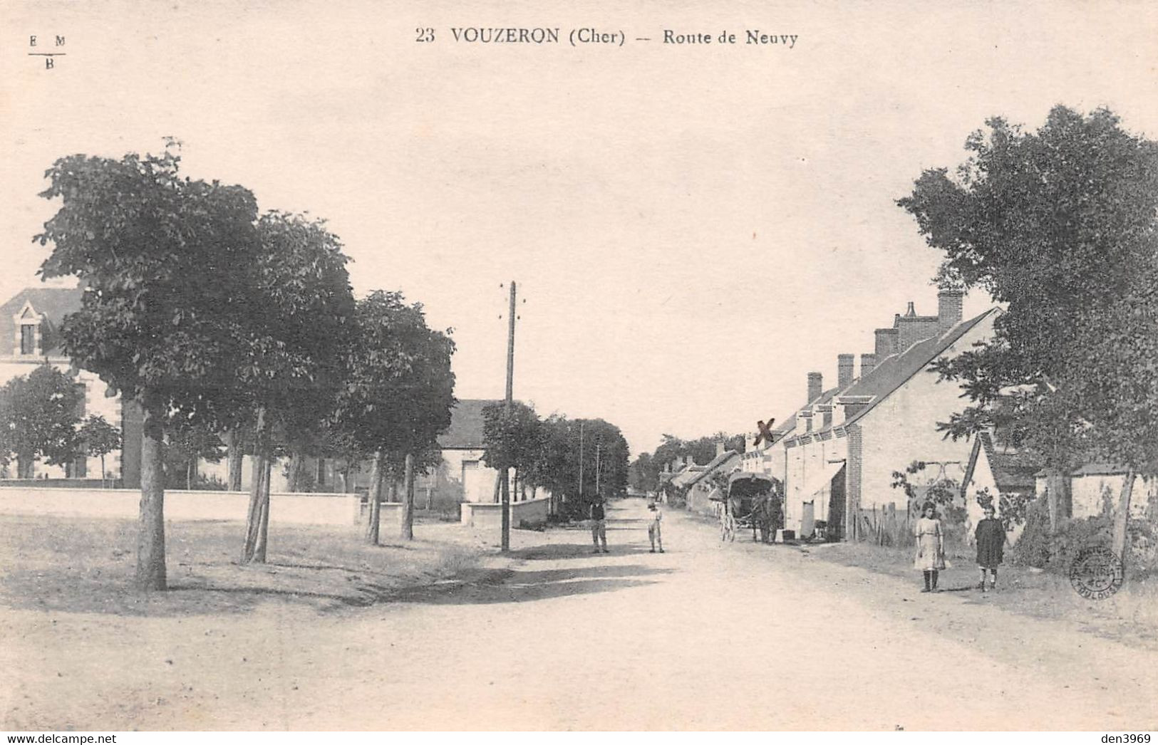 VOUZERON - Route De Neuvy - Attelage De Cheval - Vouzeron