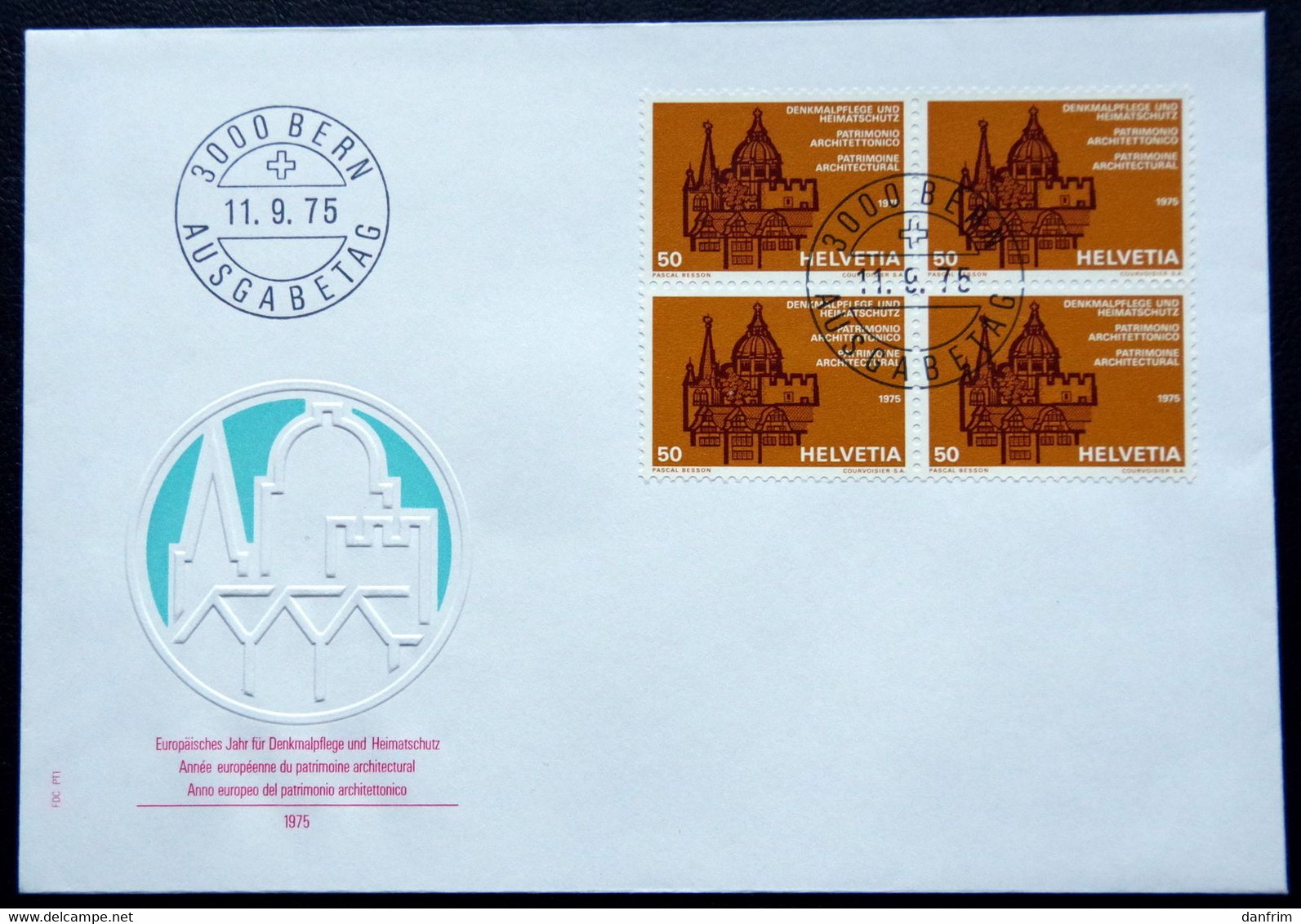 Switzerland 1975  Minr.1058-61 FDC ( Lot 512 ) - FDC