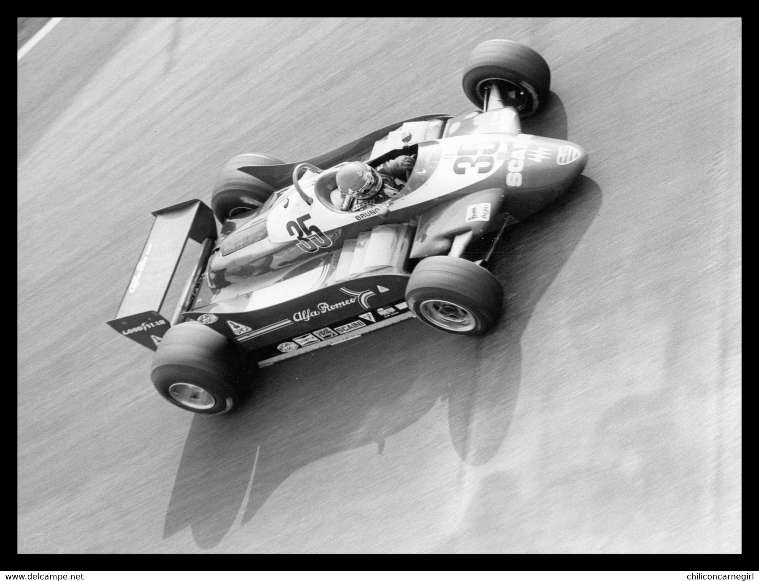 Photo Presse - Course Automobile - Formule 1 - F1 - BRUNO GIACOMELLI - ALFA ROMEO - 1979 - 24 X 17,7 Cm - Car Racing - F1