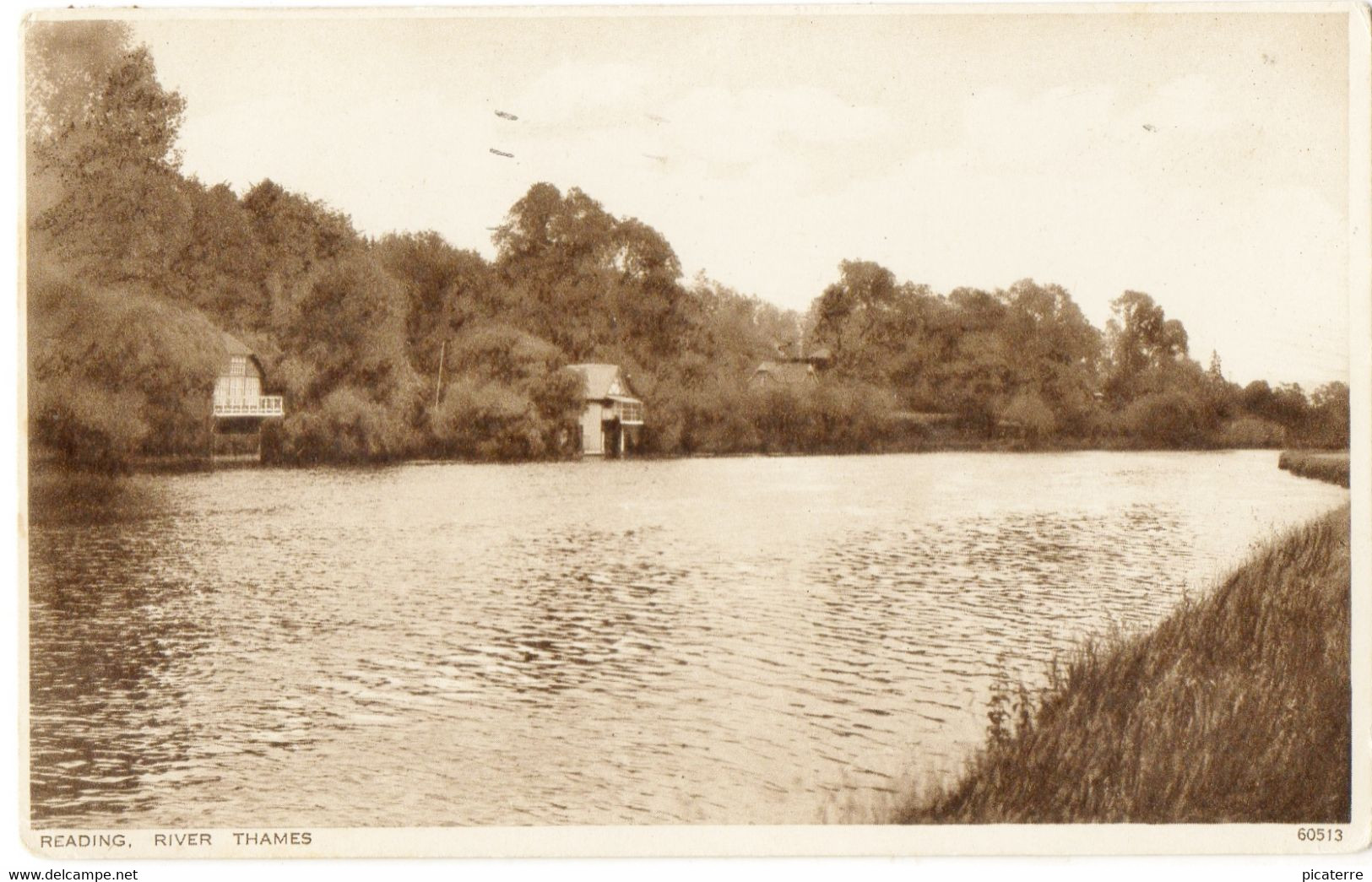 Reading, River Thames (Photochrom-60513)- Good Franking Reading, Berks 1930 - Reading