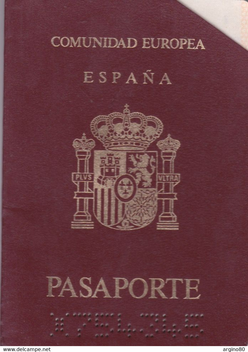 SPAIN ESPAGNE Collectible 2000 Passport Passeport Reisepass Pasaporte Passaporto GIRL - Documentos Históricos