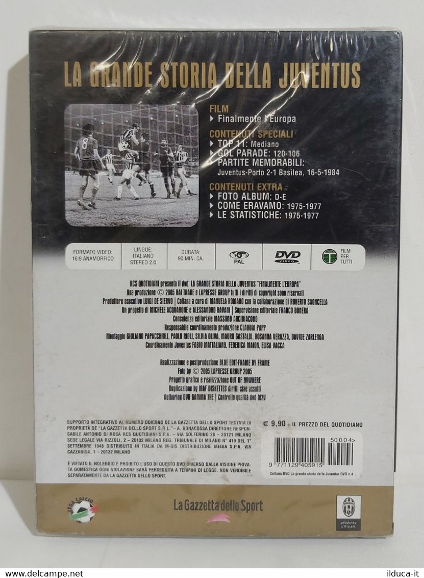 I101796 DVD - La Grande Storia Della Juventus N. 4 - 1975-1977 - Sport