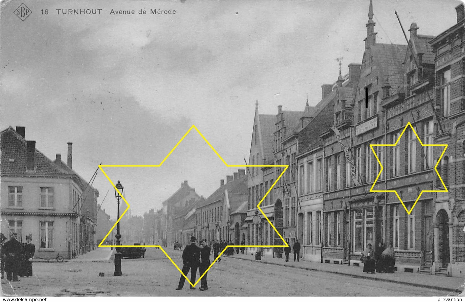TURNHOUT - Avenue De Mérode - Carte Bleutée, Animée Et Circulé En 1911 - Turnhout