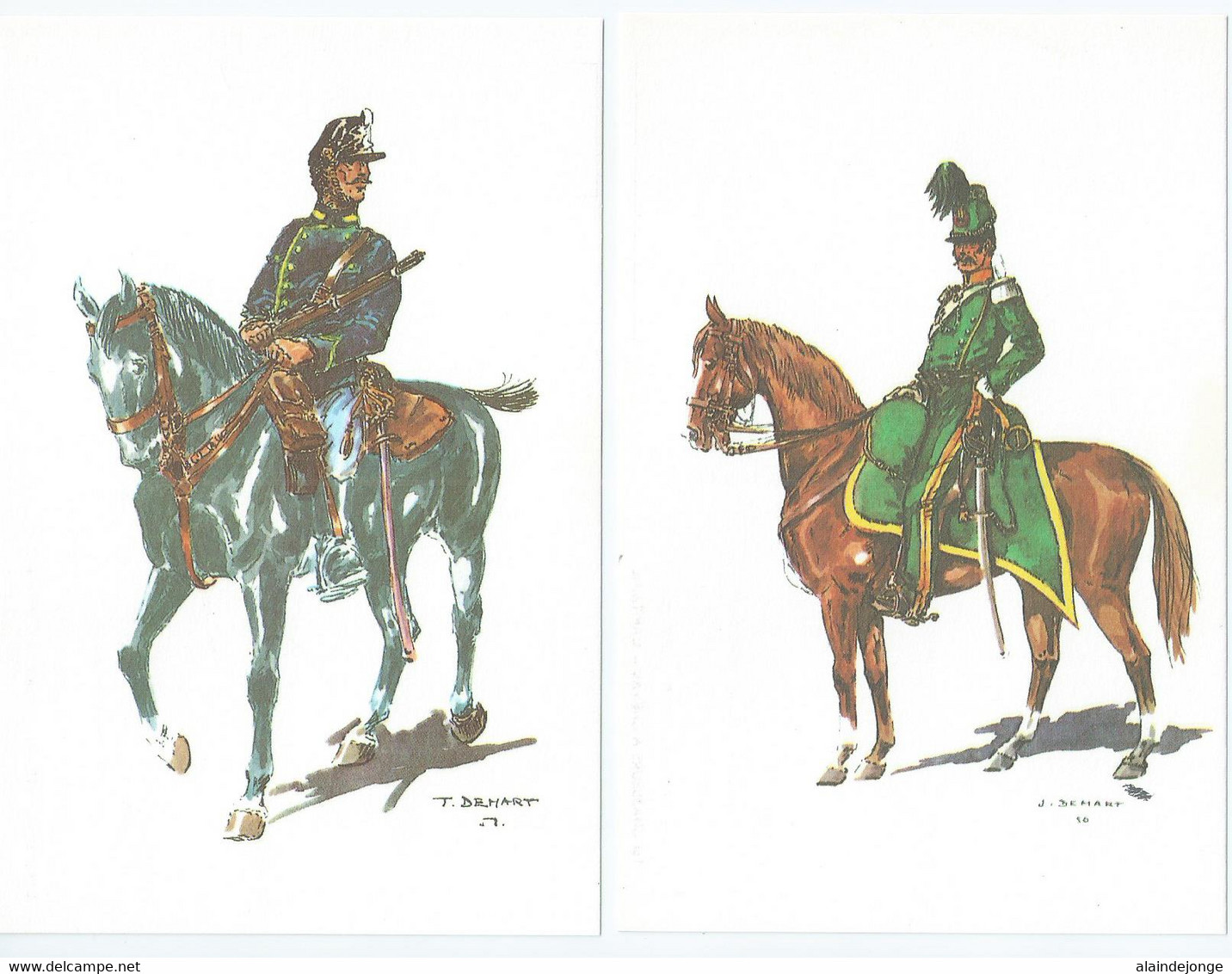 Costumes Militaires Belges - Belgische Militaire Uniformen - Periode 1715-1914 - J. Demart 79cp.