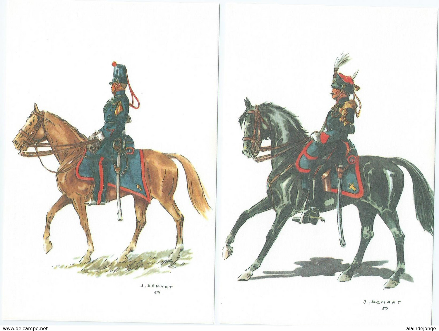 Costumes Militaires Belges - Belgische Militaire Uniformen - Periode 1715-1914 - J. Demart 79cp.