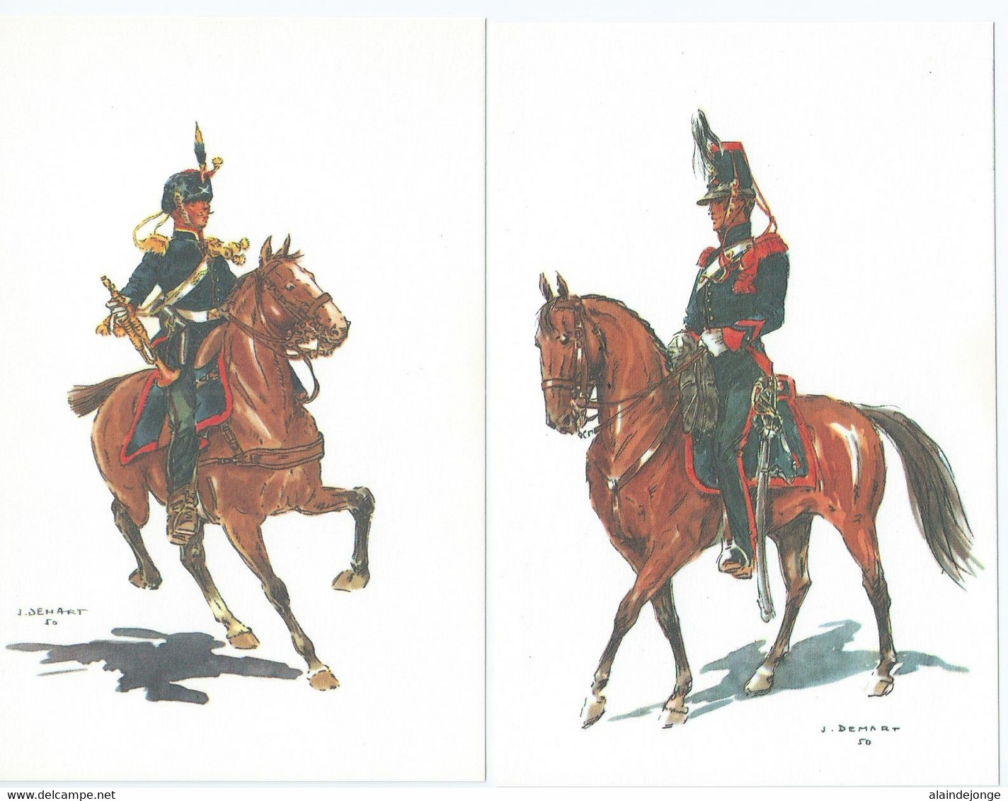 Costumes Militaires Belges - Belgische Militaire Uniformen - Periode 1715-1914 - J. Demart 79cp.