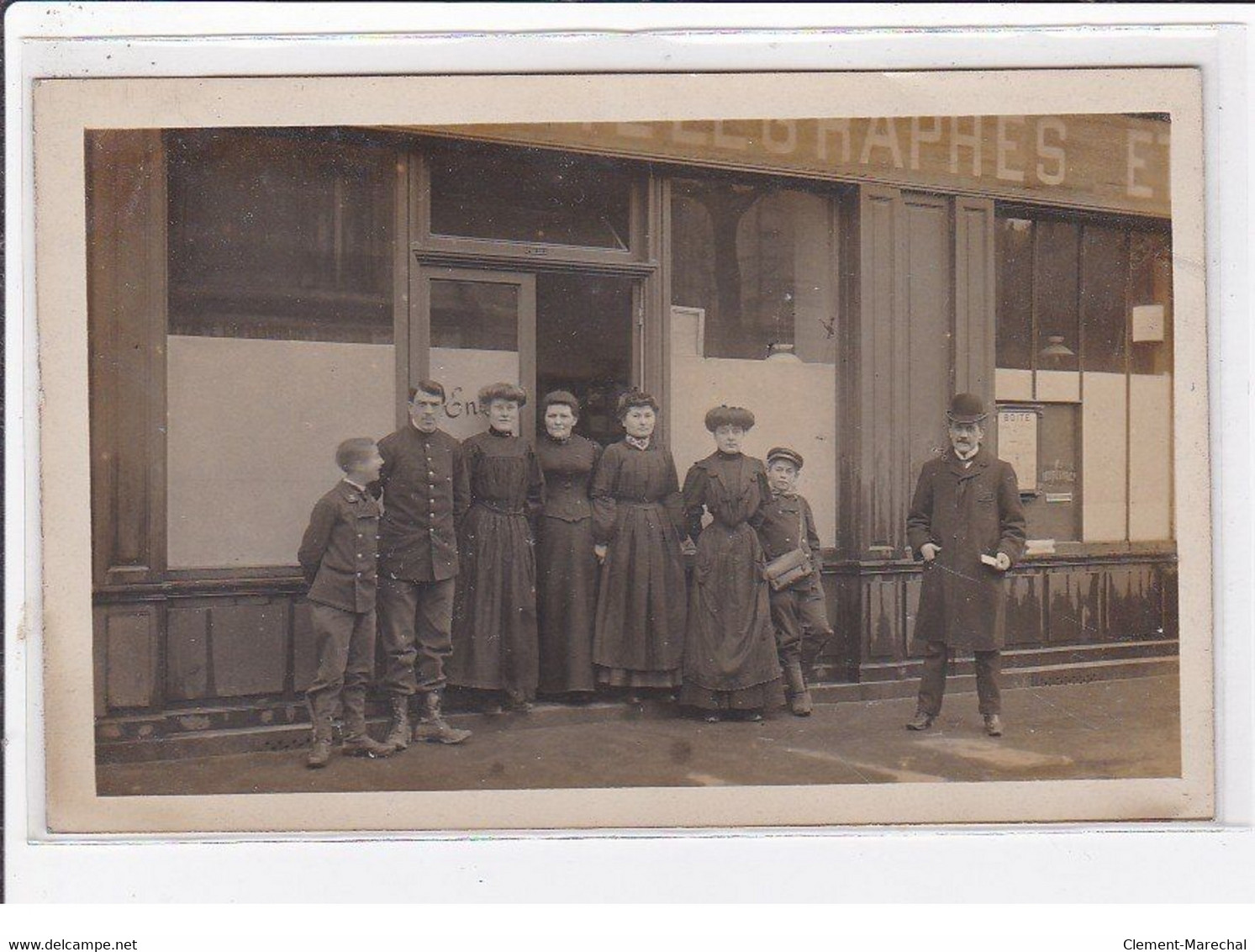 LA GARENNE COLOMBES : Carte Photo Du Bureau De Poste (Postes Et Télégraphe)- Très Bon état - La Garenne Colombes