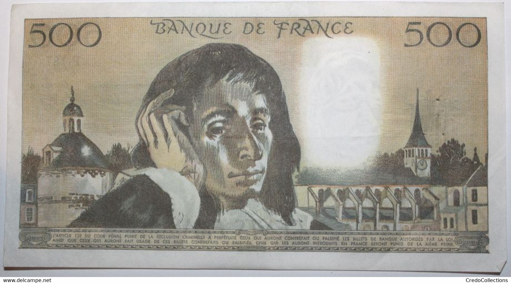 France - 500 Francs - 2-6-1983 - PICK 156e.10 / F71.29 - TTB+ - 500 F 1968-1993 ''Pascal''
