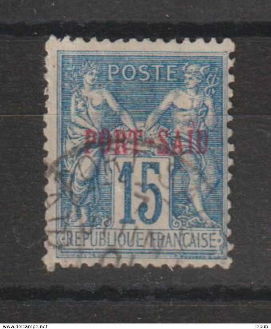 Port-Said 1899 Timbre De France Surchargé 9, 1 Val Oblit. Used - Used Stamps