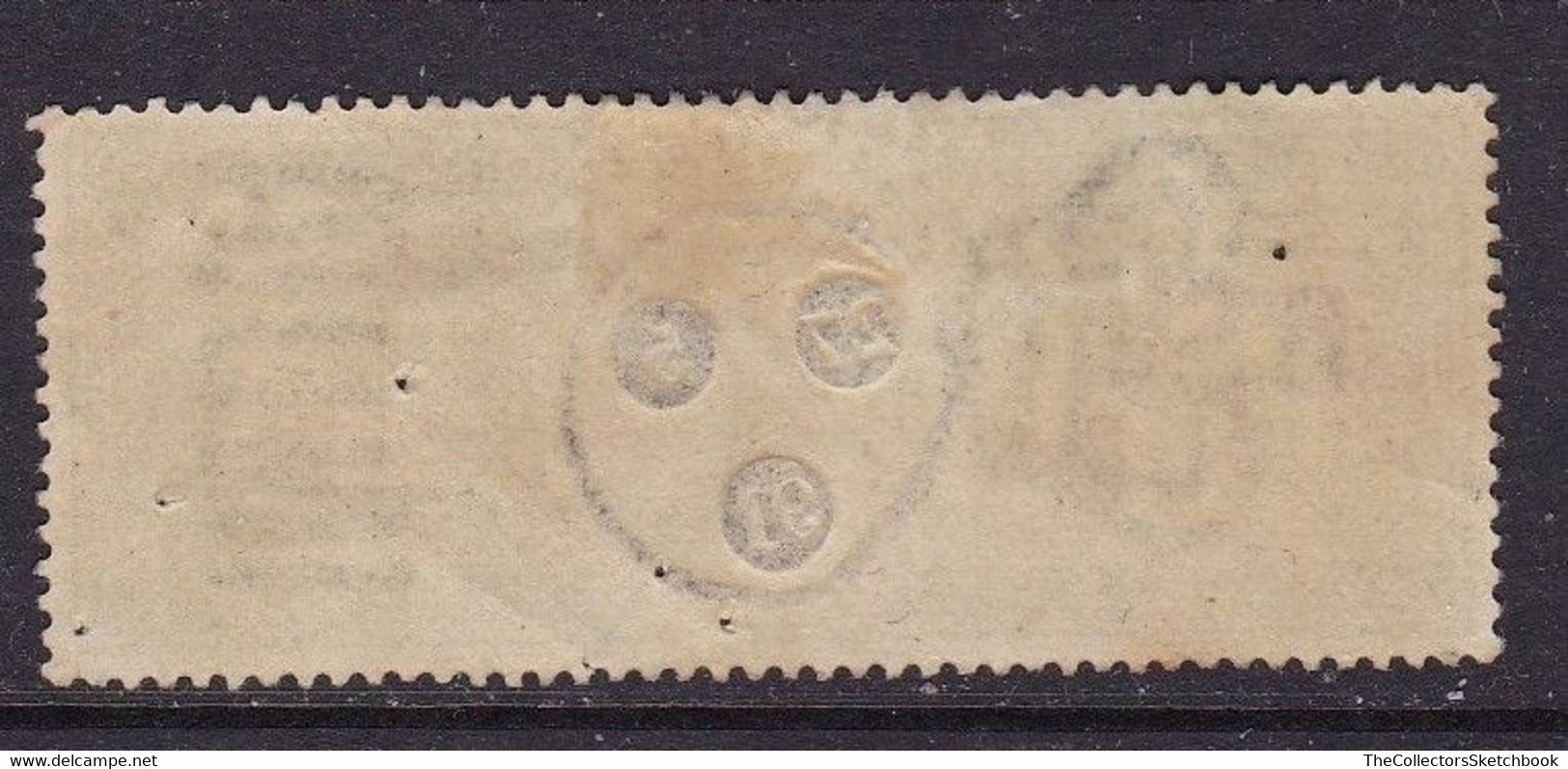 India Victoria Special Adhesive 4 Anna Green Heavy Used - Other & Unclassified