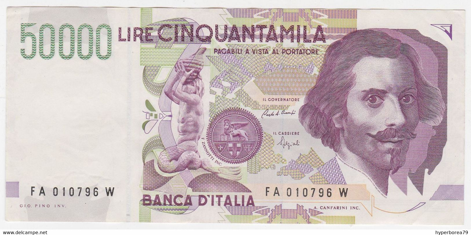 Italy P 116 A - 50.000 Lire 27.5.1992 - EF - 50000 Liras